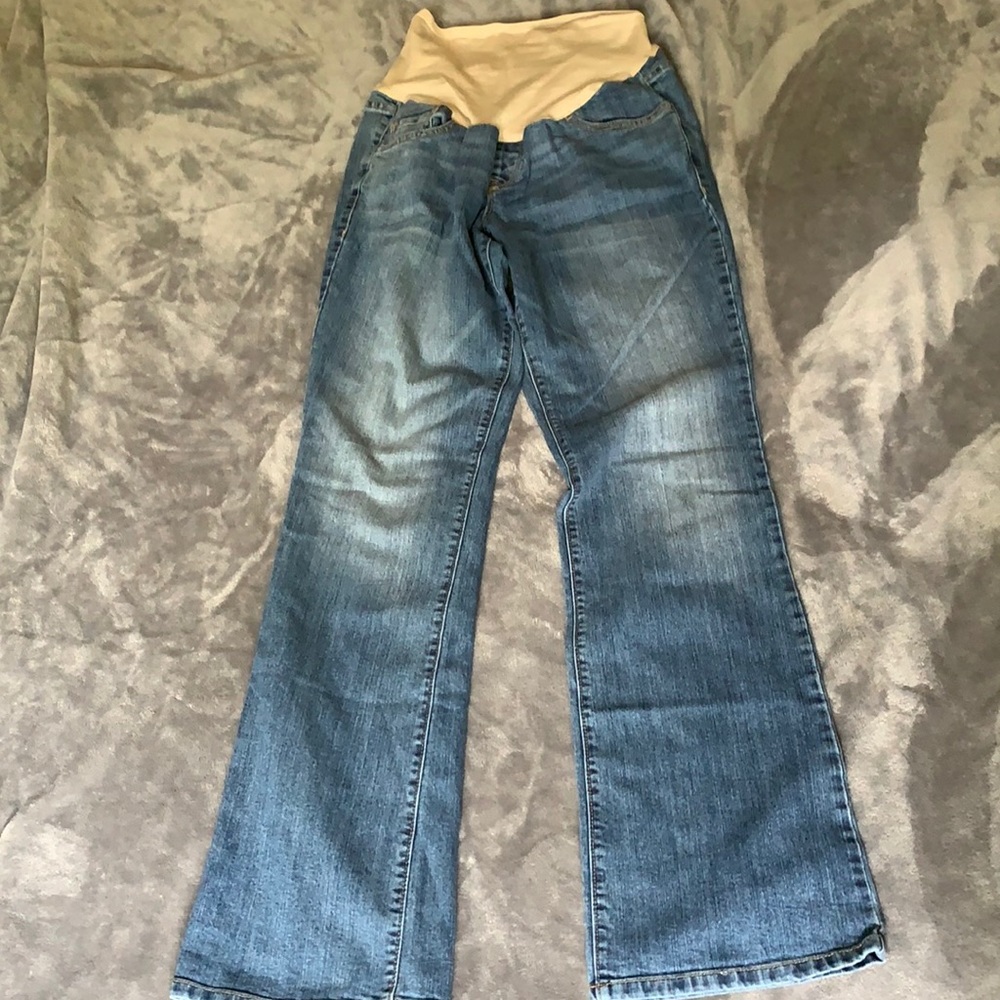 Old Navy Maternity Smooth Panel Jean 10 Long